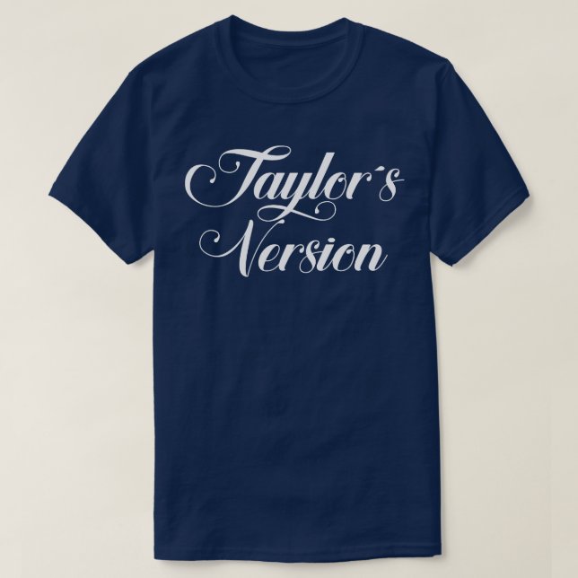 Taylors Version white TShirt (Design Front)