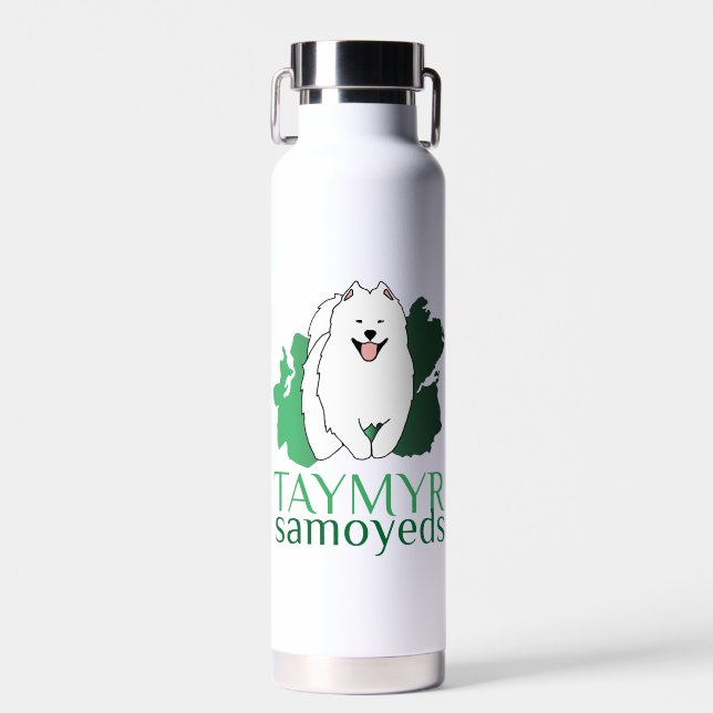 Taymyr Samoyeds Water Bottle (Front)
