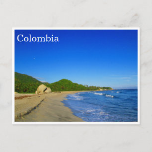 tayrona beach postcard