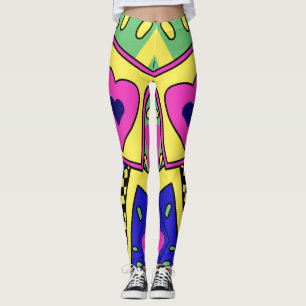 Tayt pop art Leggings modern 24SS print pattern