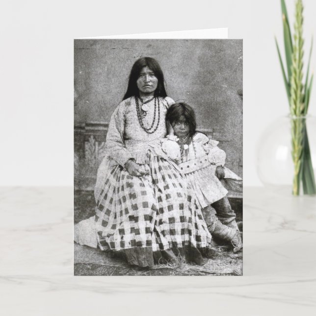 Taz-Ays-Slath, wife of Geronimo Card (Front)