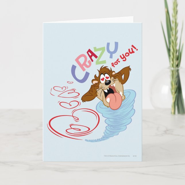 TAZ™ Crazy for you! Holiday Card (Front)