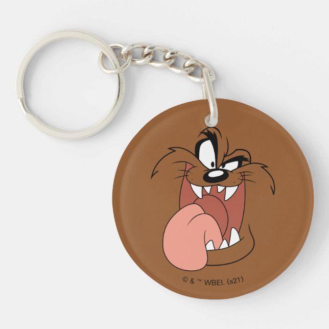 TAZ™ Crazy Smile Key Ring (Front)