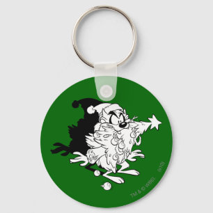 TAZ™ eating Christmas tree Key Ring