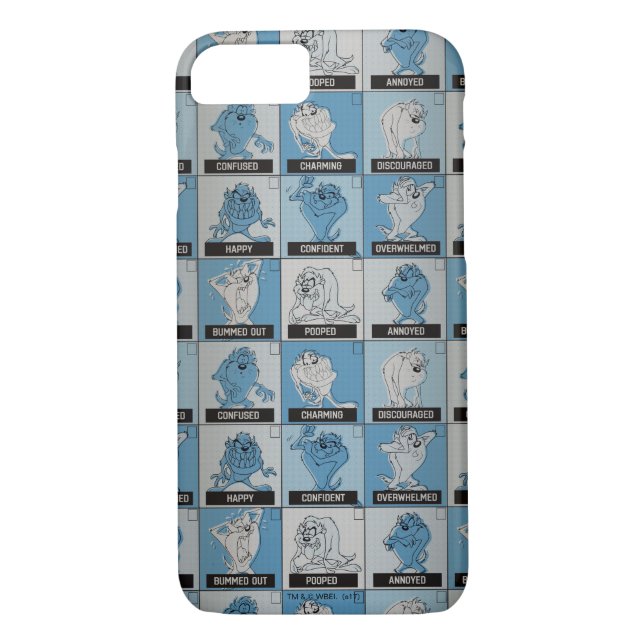 TAZ™ Emotion Checkbox Case-Mate iPhone Case (Back)