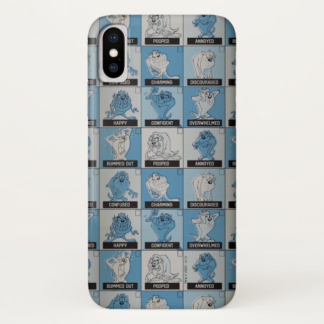 TAZ™ Emotion Checkbox Case-Mate iPhone Case (Back)