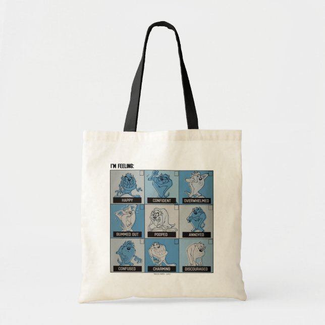 TAZ™ Emotion Checkbox Tote Bag (Front)