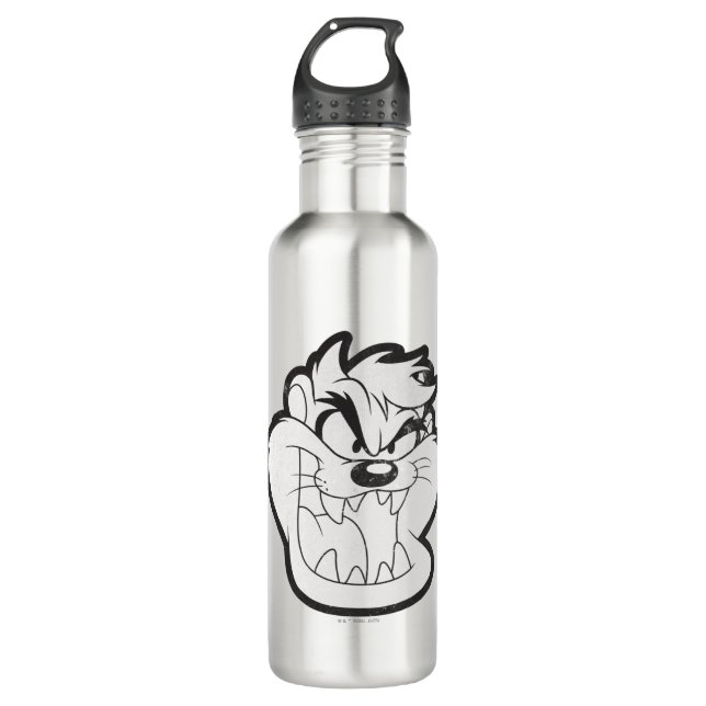 TAZ™ Evil Grin Badge 710 Ml Water Bottle (Front)