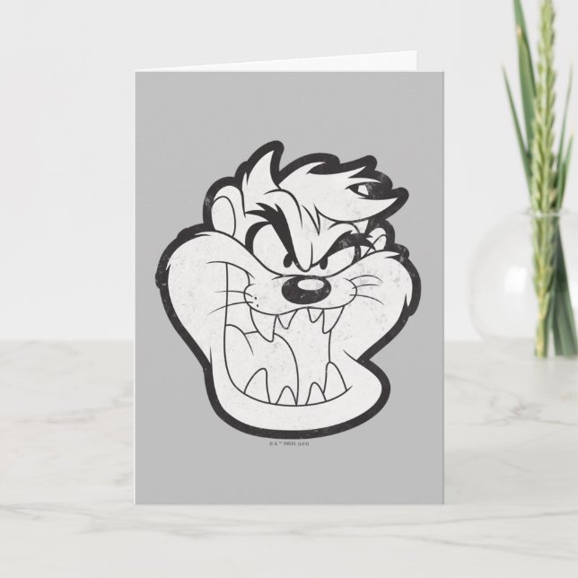 TAZ™ Evil Grin Badge Card (Front)