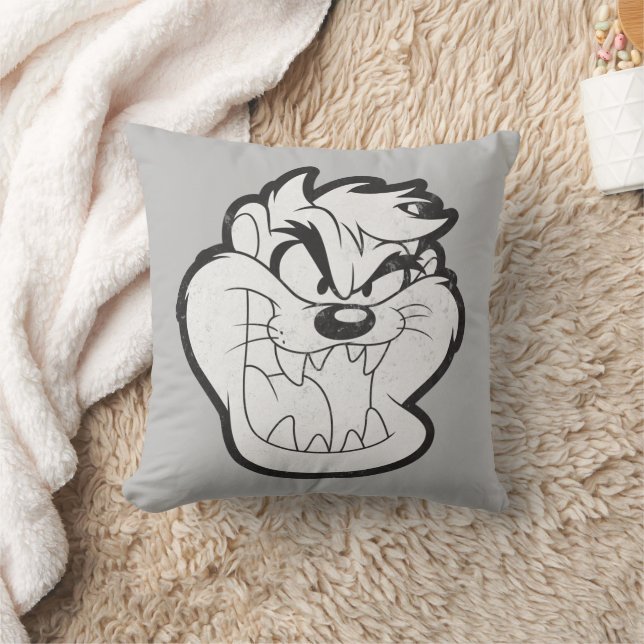 TAZ™ Evil Grin Badge Cushion (Blanket)