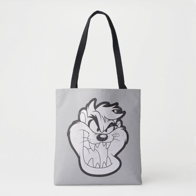 TAZ™ Evil Grin Badge Tote Bag (Front)