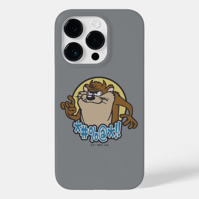 TAZ™ Expletive Circle Graphic Case-Mate iPhone Case (Back)