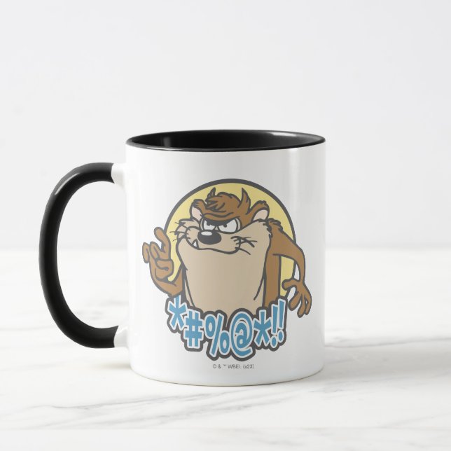 TAZ™ Expletive Circle Graphic Mug (Left)
