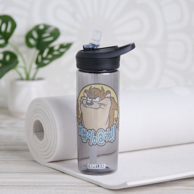 TAZ™ Expletive Circle Graphic Water Bottle (Yoga)