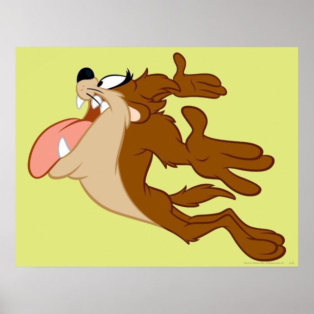 TAZ™ flying through the air Poster (Front)