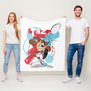 TAZ™ Headbutting Soccer Ball Fleece Blanket