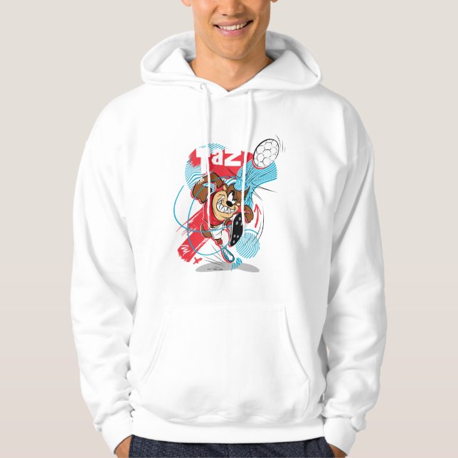 TAZ™ Headbutting Soccer Ball Hoodie (Front)