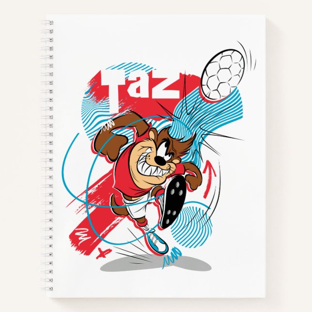 TAZ™ Headbutting Soccer Ball Notebook (Front)