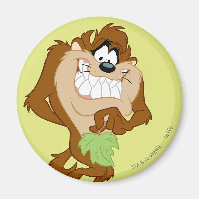 TAZ™ holding a leaf Magnet (Front)