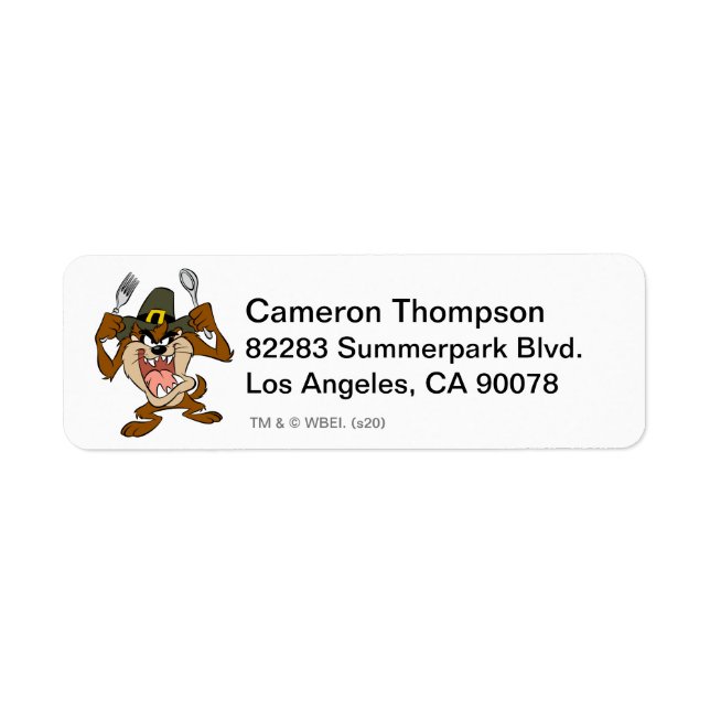 TAZ™ Hungry Return Address Label (Front)