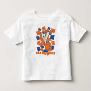 TAZ™ Hungry Smashing Through Checker Toddler T-Shirt