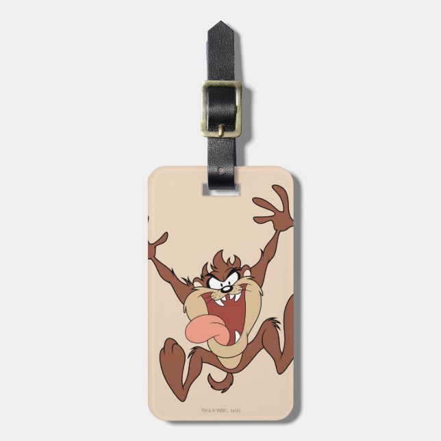 TAZ™ Leaping Luggage Tag (Front Vertical)