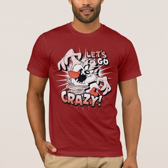 TAZ™ "Let's Go Crazy!" Halftone T-Shirt (Front)