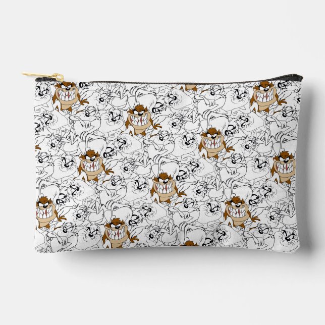 TAZ™ Line Art Colour Pop Pattern Accessory Pouch (Front)