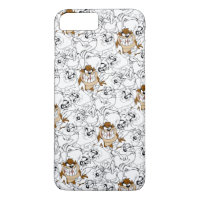 TAZ™ Line Art Colour Pop Pattern