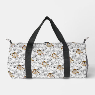 TAZ™ Line Art Colour Pop Pattern Duffle Bag