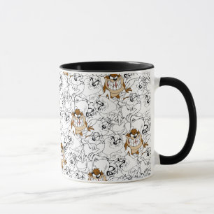TAZ™ Line Art Colour Pop Pattern Mug