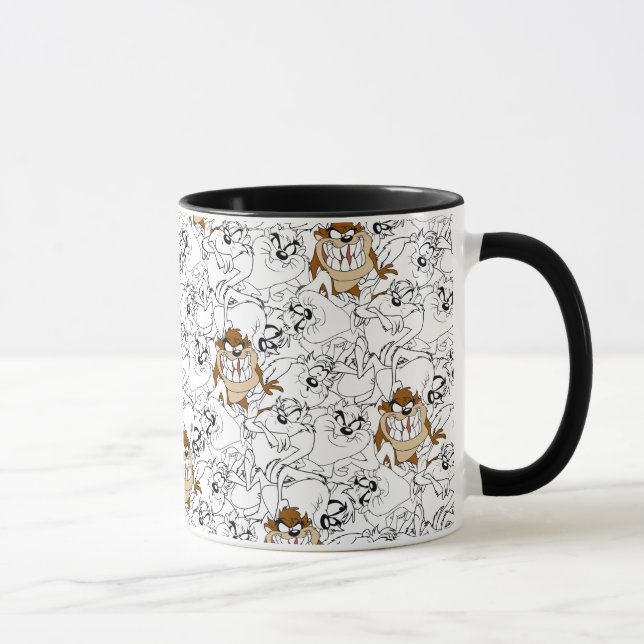 TAZ™ Line Art Colour Pop Pattern Mug (Right)