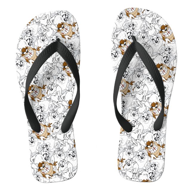 TAZ™ Line Art Colour Pop Pattern Thongs (Footbed)