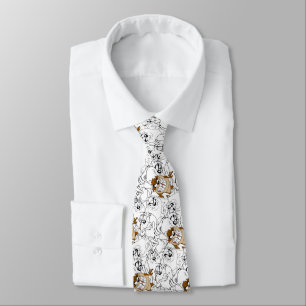 TAZ™ Line Art Colour Pop Pattern Tie