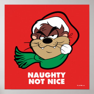 TAZ™ "Naughty Not Nice" Poster