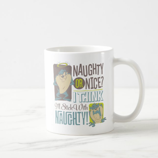 TAZ™- Naughty or Nice? Coffee Mug (Right)