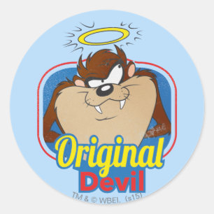 TAZ™ Original Devil Classic Round Sticker