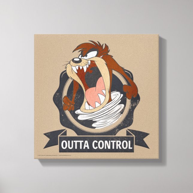 TAZ™ Outta Control Canvas Print (Front)