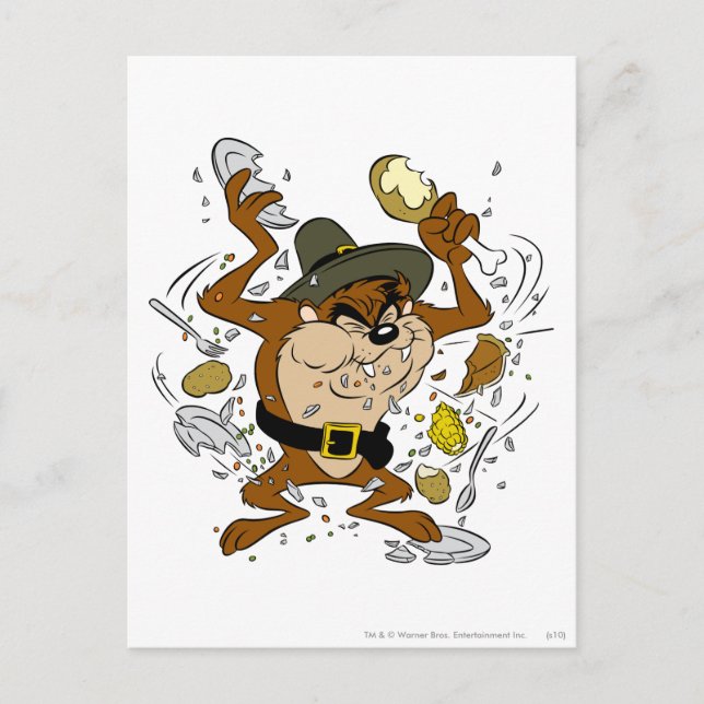 TAZ™ Ploughing Down Postcard (Front)