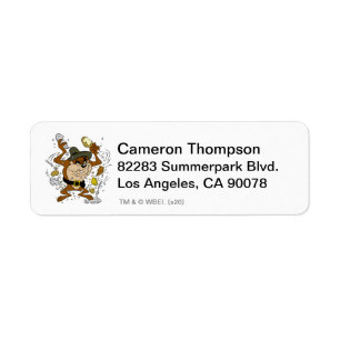 TAZ™ Ploughing Down Return Address Label