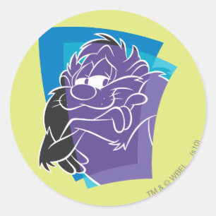 TAZ™ Smug Classic Round Sticker