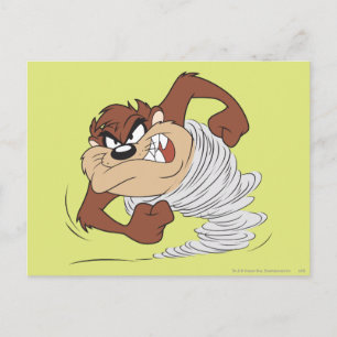 TAZ™ spinning fast Postcard