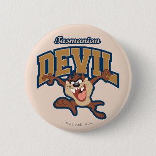 TAZ™ Tasmanian Devil Patch 6 Cm Round Badge