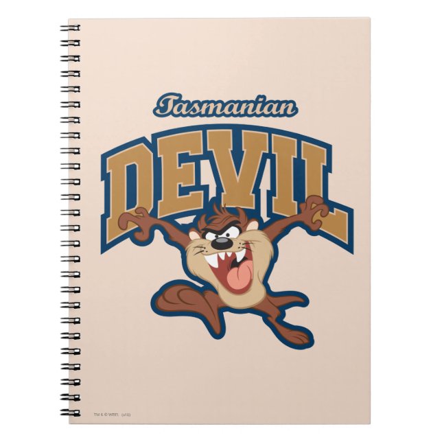 TAZ™ Tasmanian Devil Patch Notebook (Front)