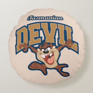 TAZ™ Tasmanian Devil Patch Round Cushion