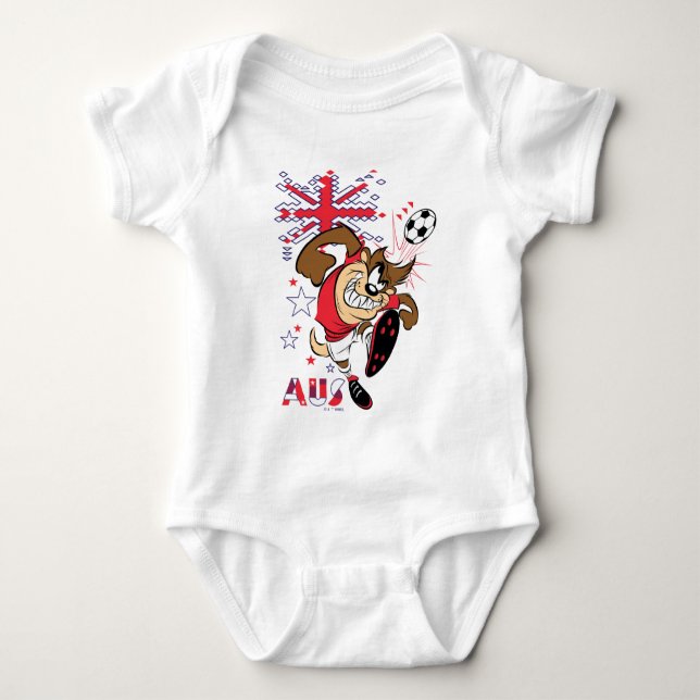 TAZ™ Team Australia Soccer Grahic Baby Bodysuit (Front)