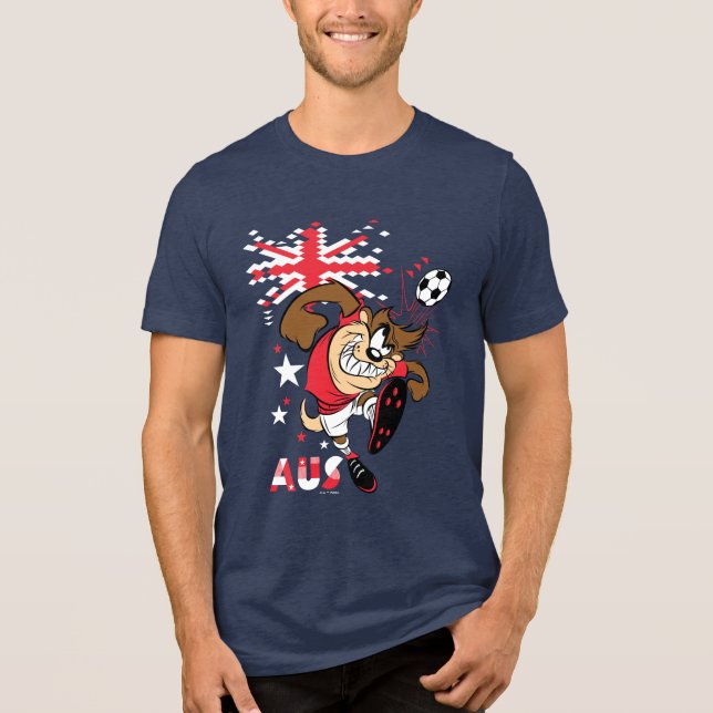 TAZ™ Team Australia Soccer Grahic Tri-Blend Shirt (Front)