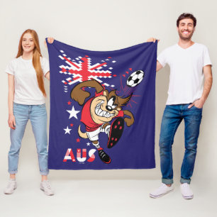 TAZ™ Team Australia Soccer Graphic Fleece Blanket