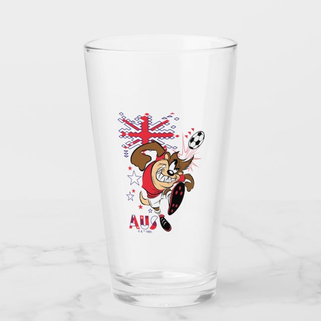 TAZ™ Team Australia Soccer Graphic Glass (Front)