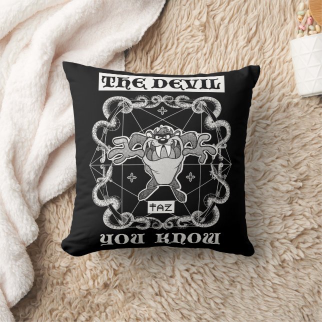 TAZ™ The Devil You Know Cushion (Blanket)